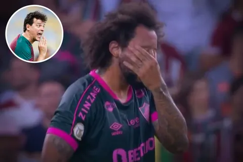 Momento difícil para Marcelo en Fluminense: fue silbado y el DT tuvo que salir a bancarlo