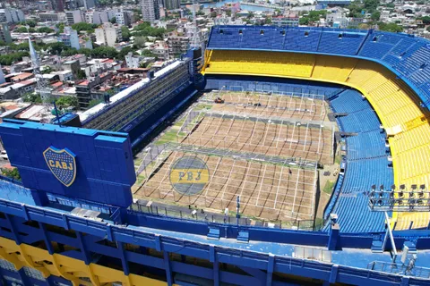 Exclusivo: así quedó el césped de La Bombonera tras las elecciones en Boca