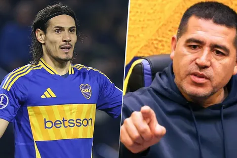 Juan Román Riquelme, Edinson Cavani y su primera foto juntos: así fue la intimidad de la renovación