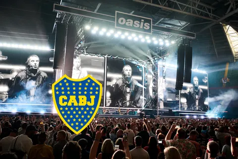 Apareció un hincha de Boca en la vuelta de Oasis y fue viral: "Estamos en todos lados"