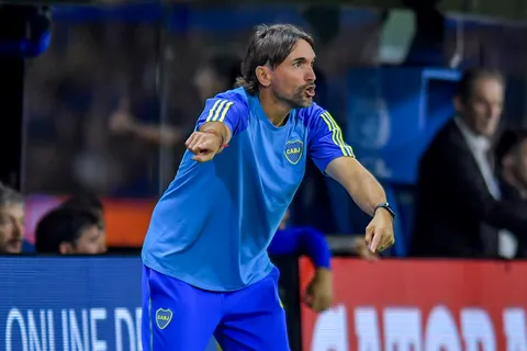 Diego Martínez, entrenador de Boca