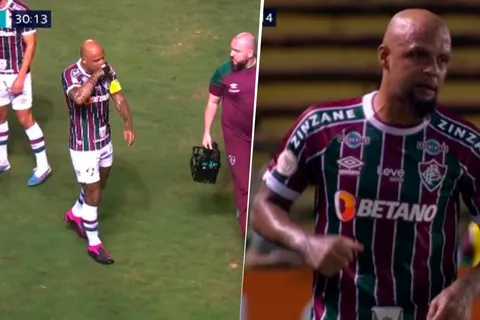 VIDEO | Felipe Melo salió lesionado y ya son 3 los titulares en duda para Fluminense