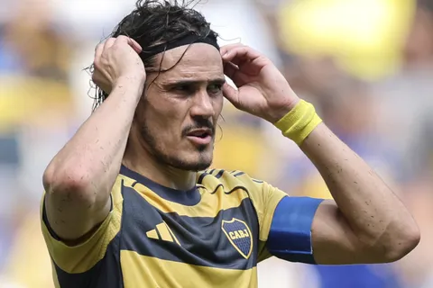 Edinson Cavani, delantero de Boca