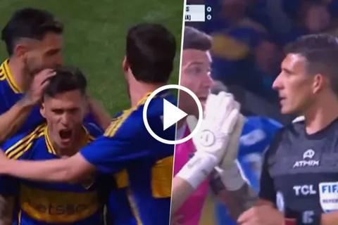 VIDEO | Brian Aguirre marcó el gol de Boca y estallaron de bronca en Talleres