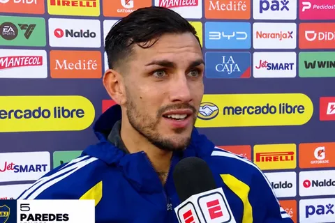 Paredes habló tras la victoria de Boca y eligió a la figura del equipo. 