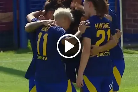 VIDEO | Las Gladiadoras de Boca golearon 4 a 1 a River en el Superclásico femenino