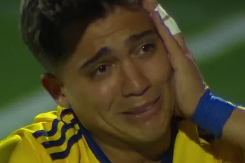Exequiel Zeballos en Boca vs. Belgrano de Córdoba