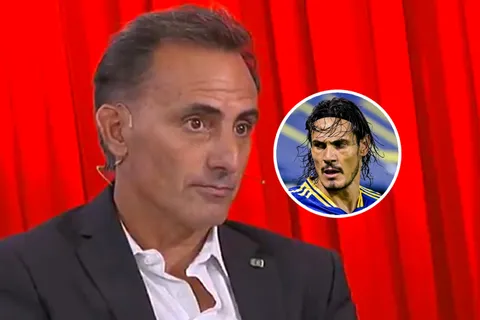 Diego Latorre comparó lo de Cavani en Boca con las leyendas del tenis: "Le pasó a Federer, Nadal y Djokovic"