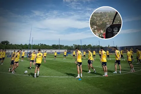 Llegó en helicóptero: Cavani se sumó a la pretemporada de Boca de una manera inusual