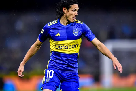 Edinson Cavani en Boca