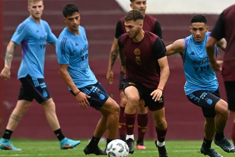 La Selección Sub 23 igualó ante Lanús con un gol de Cristian Medina: la formación
