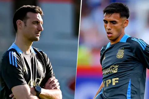 ¿El futuro de la Selección Argentina? El esperanzador mensaje de Scaloni para Milton Delgado
