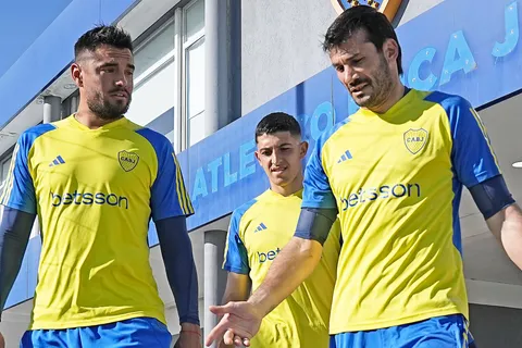 Sergio Romero, Leandro Brey y Javi García en Boca