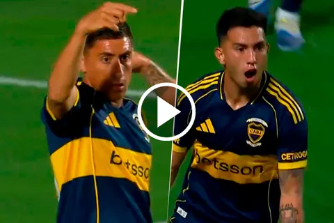 Pasó de todo: Boca se lo dio vuelta a Olimpia y Merentiel salió con molestias