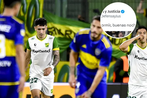 El picante tuit de Defensa y Justicia tras la victoria ante Boca que puede perjudicarlo