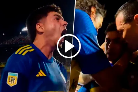 VIDEO | La frase de Lema a Blondel en el medio de los festejos de su golazo a Racing