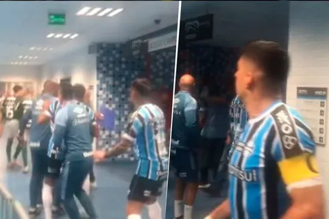 VIDEO | Tensión en Palmeiras a días de visitar a Boca: el cruce entre Gustavo Gómez y Luis Suárez