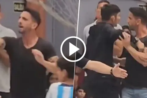 Grana y un insólito episodio en un partido de su hijo