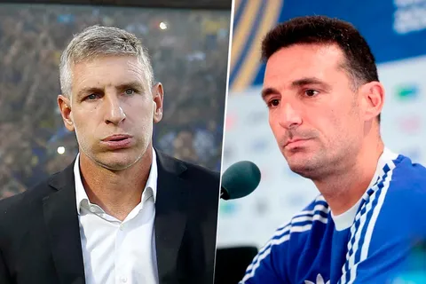 Scaloni bromeó con Martín Palermo y Djalminha: "Este jugaba mejor que vos"