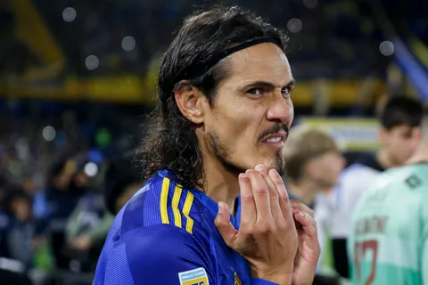 Edinson Cavani en Boca