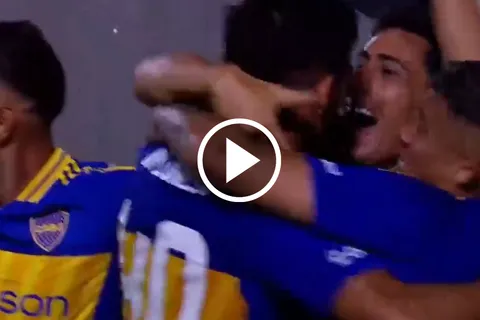 VIDEO | El cabezazo de Di Lollo para el 1-0 de Boca ante Banfield