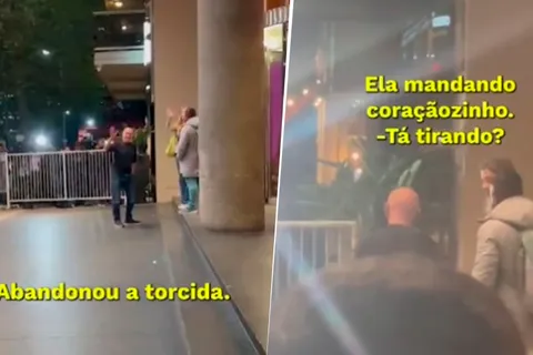 VIDEO | Tensión en Palmeiras: fuerte cruce entre la barra y la presidente del club en Buenos Aires