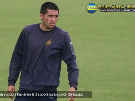 Riquelme: “Si no me echan... me quedo en Boca”