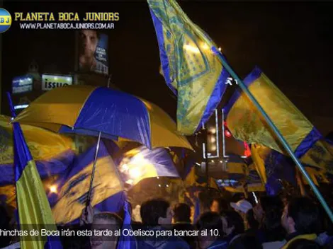 Banderazo en apoyo a Riquelme