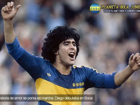 A 30 años del debut de Diego en Boca