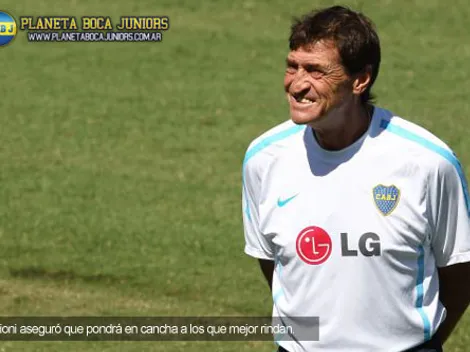 Falcioni: "Pondré en la cancha al que pueda rendir mejor"