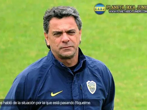 Dibos: “Yo haría correr poco a Riquelme, Battaglia y Palermo en la semana”