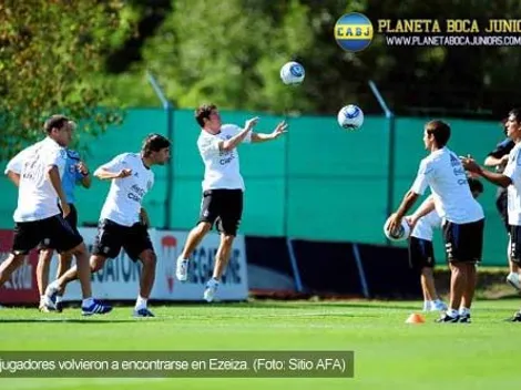 La última práctica en Ezeiza
