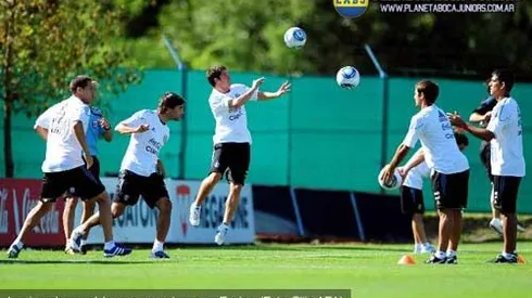 La última práctica en Ezeiza