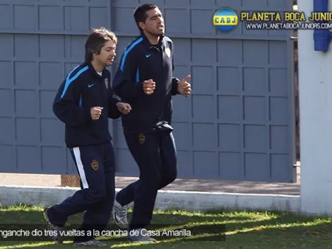 Riquelme trabajó diferenciado