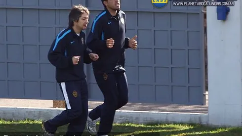 Riquelme trabajó diferenciado