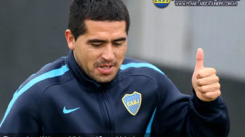 Riquelme está feliz