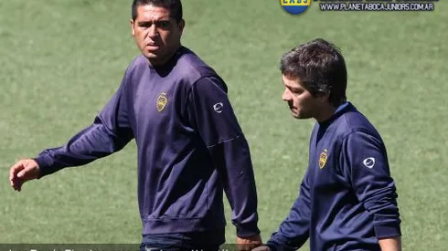 Riquelme trabajó diferenciado