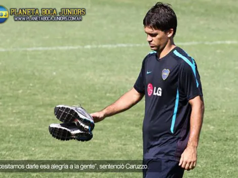 Caruzzo: "Hay que ganar para darle una alegría a la gente"