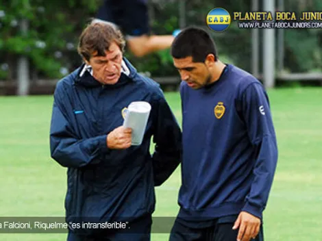 Falcioni: "Cuento con Riquelme para la temporada que viene"