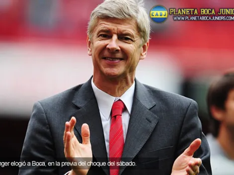 Wenger: "Boca es un gran nombre en el fútbol mundial"