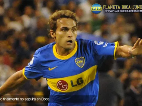 Calvo: “Ya no soy jugador de Boca”