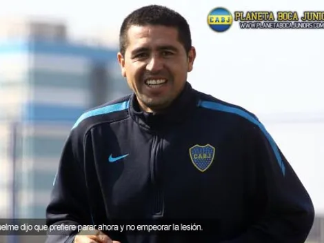 Riquelme: “Es mejor parar ahora antes de que la lesión sea mayor”
