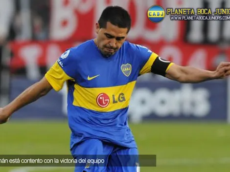 Riquelme: "Vamos encontrando una manera de jugar"