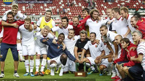 Goles de Palacio y Pratto para el Genoa