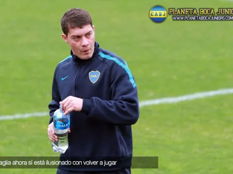 Battaglia: "Hoy me veo otra vez adentro de la cancha"