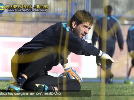 Orión: "Estar en Boca no es para cualquiera"