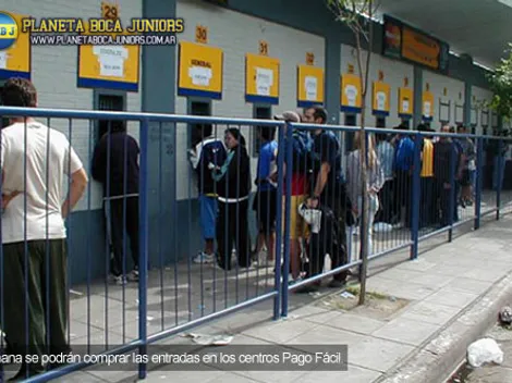 Venta de entradas para Boca-Olimpo