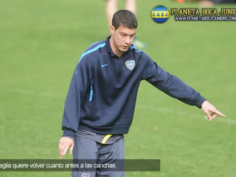 Battaglia: “Mi idea es estar adentro de la cancha pronto”