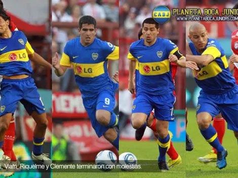 Riquelme terminó lesionado y enciende la alarma