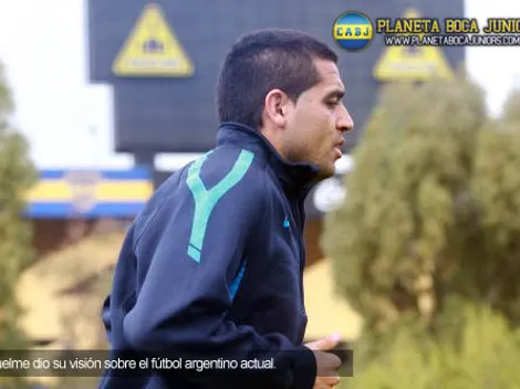 Riquelme: “Me siento muy contento como hincha de Boca”
